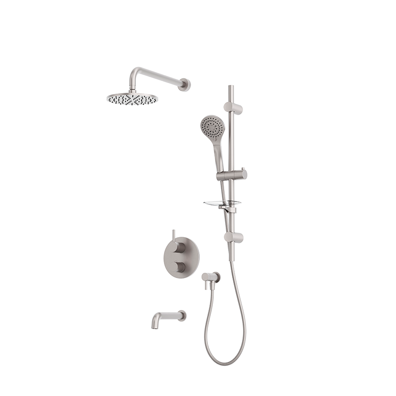 RUBI RVT813B Vertigo 1/2'' Thermostatic Shower Set 2 Way Div. RVT813B