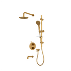 RUBI RVT813B Vertigo 1/2'' Thermostatic Shower Set 2 Way Div. RVT813B