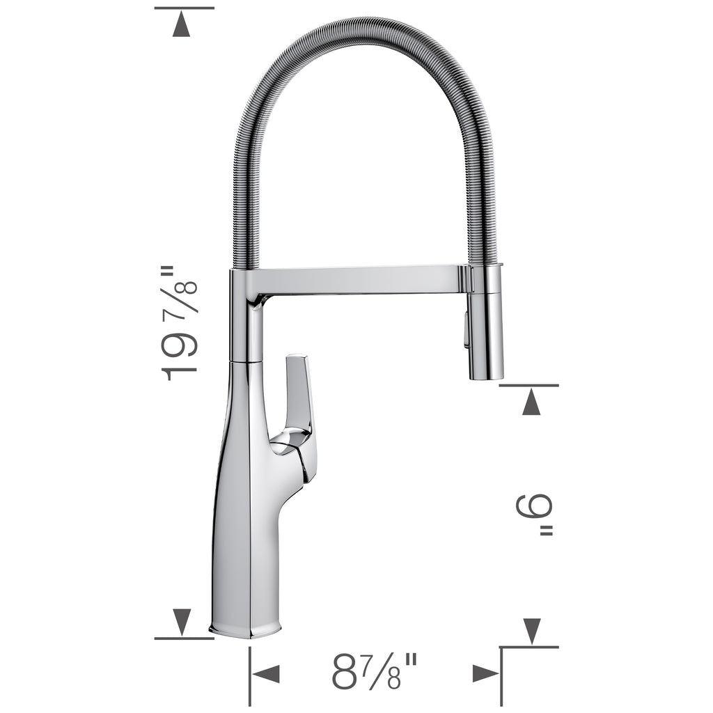 BLANCO 443019 RIVANA SEMI PRO