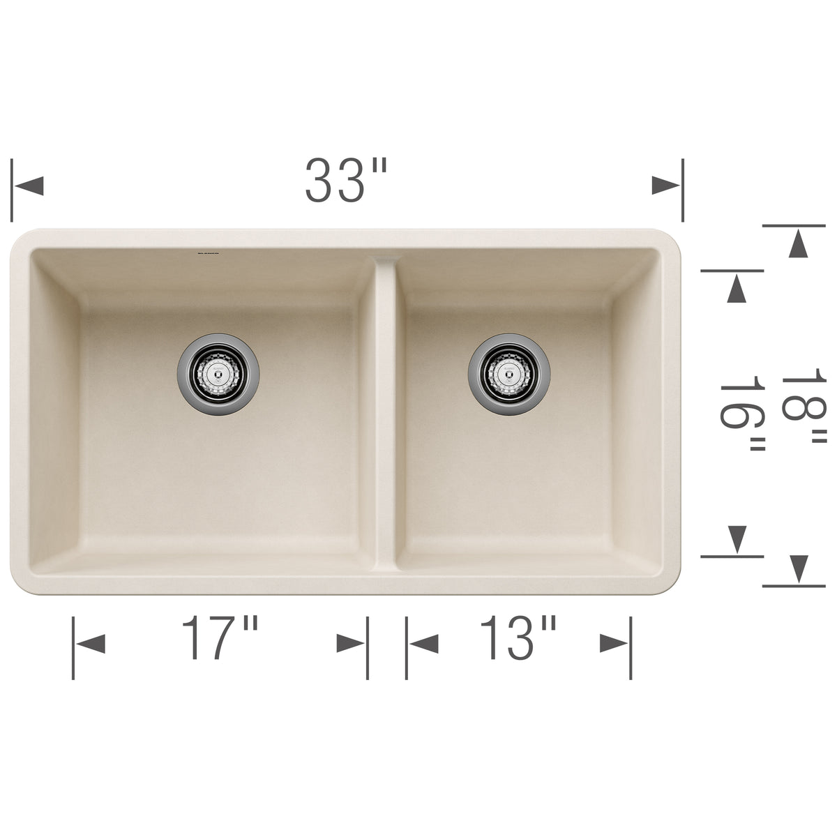 BLANCO 402652 PRECIS U 1¾