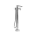 RIOBEL TEQ39 Equinox Single Hole Floor Mount Tub Filler Trim