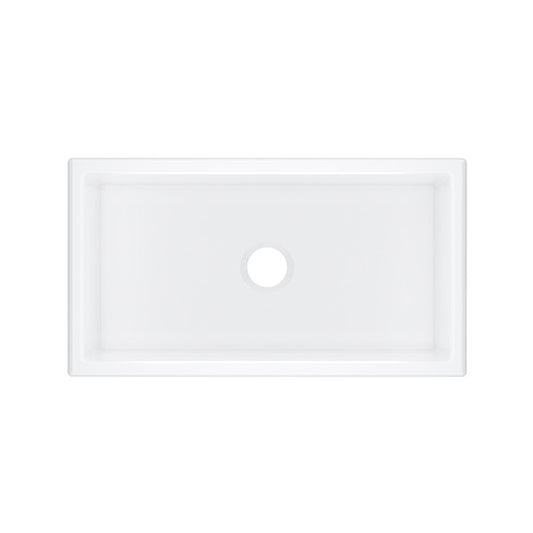 SHAWS MSUM3318 Shaker 33" Single Bowl Undermount Fireclay Kitchen Sink