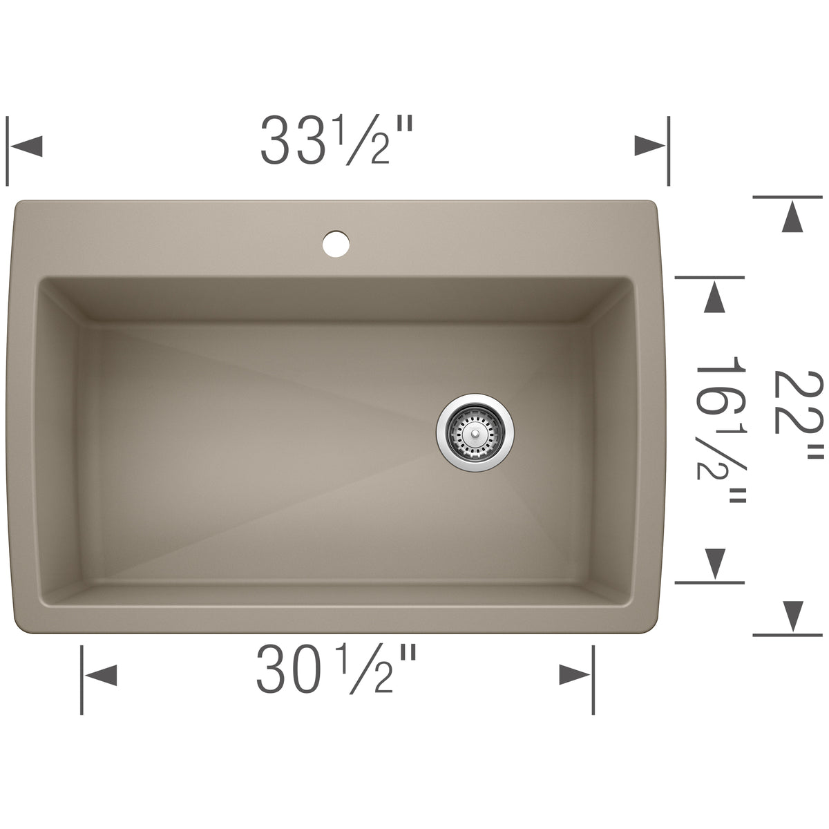 BLANCO 402626 DIAMOND SUPER SINGLE