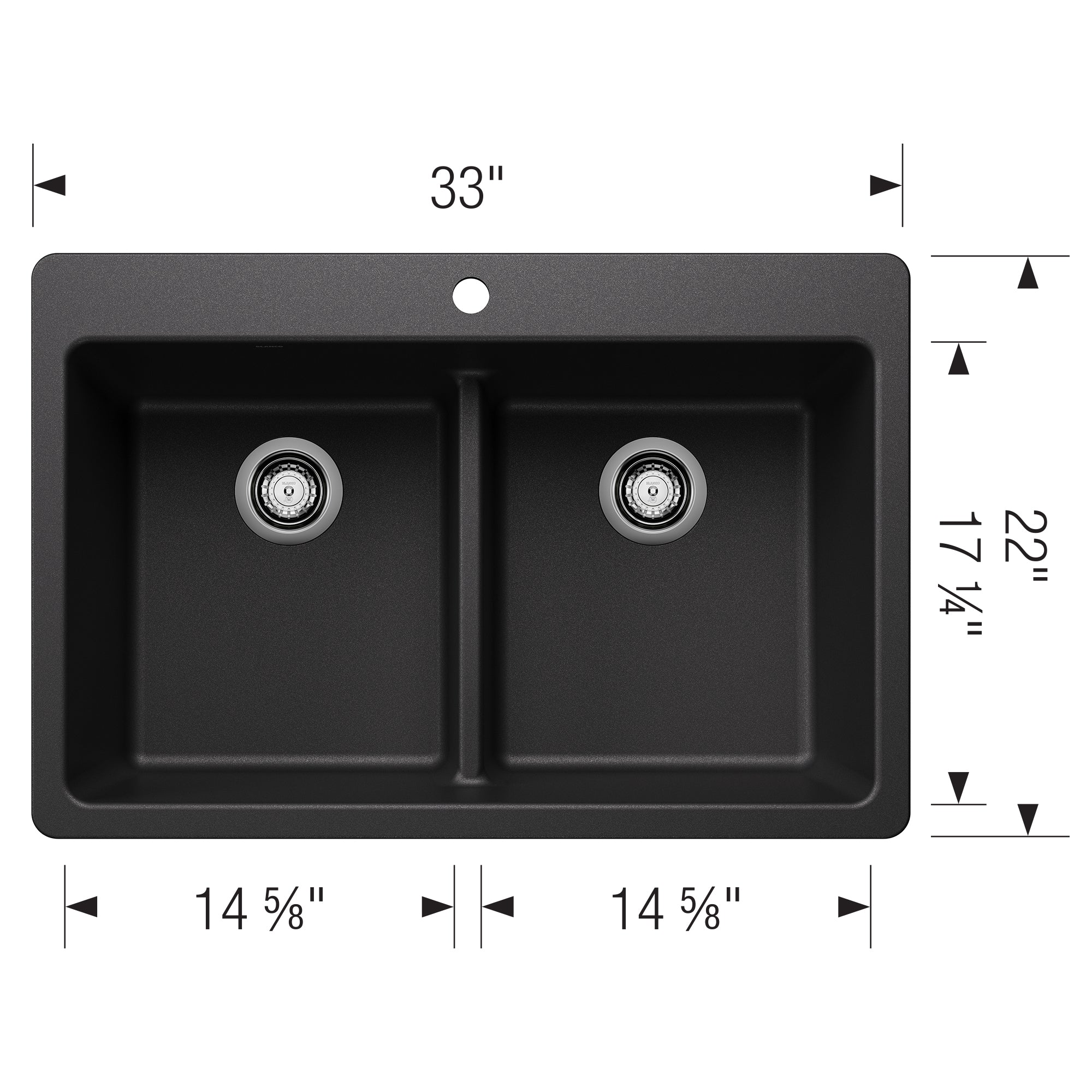BLANCO 403634 LIVEN EQUAL DOUBLE LOW DIVIDE Secondary image