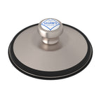 SHAWS 745 Disposal Stopper with Logo Branded White Porcelain Pull Knob