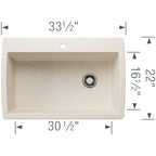 BLANCO 402626 DIAMOND SUPER SINGLE