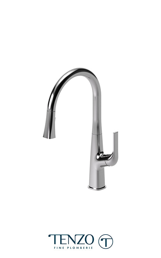TENZO FE130 Single-Handle Kitchen Faucet Felicia With Pull-Down & 2-Function Hand Shower