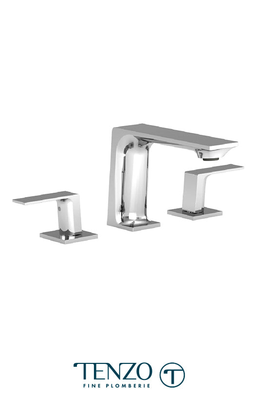 TENZO SL13-W Slik 8In Lavatory Faucet With (W/O Overflow) Drain