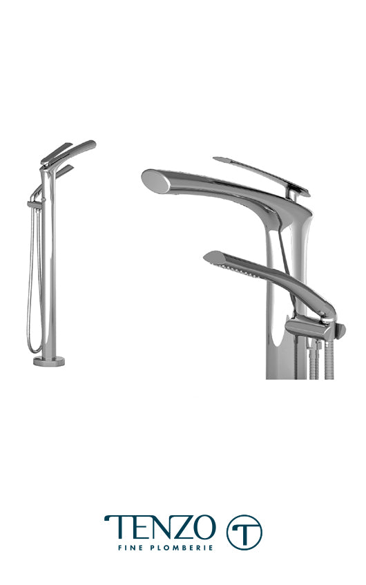 TENZO FL51 Fluvia Floor Mount Tub Filler