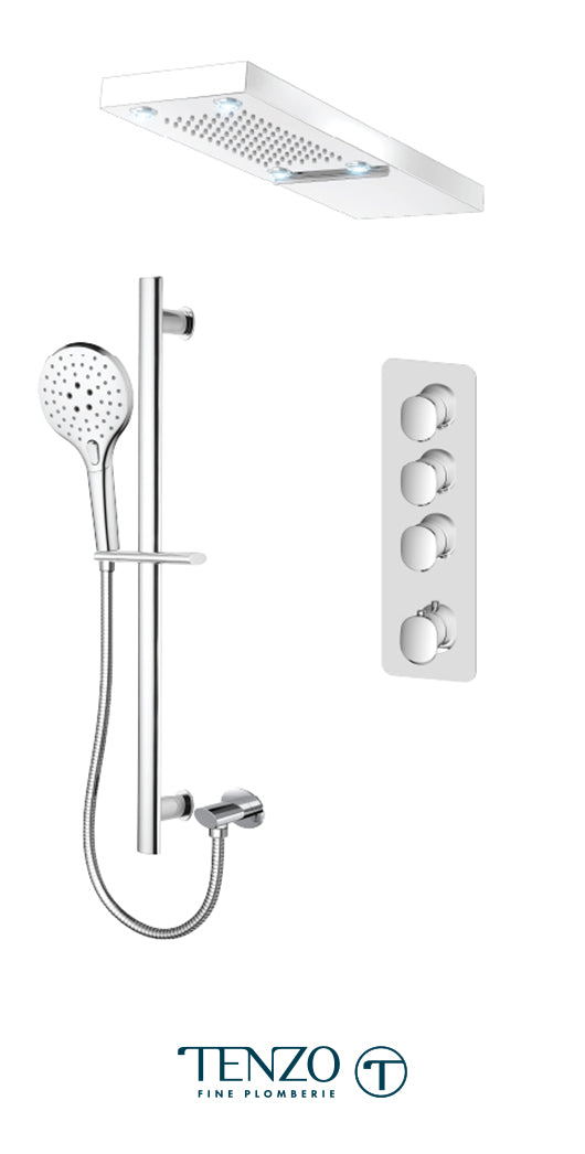 TENZO FLT43-54252 Fluvia Extenza Kit 3 Functions Thermo