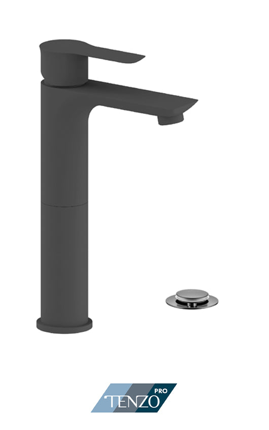 TENZO GA12H-P Galia Single Hole Tall Lavatory Faucet With (Overflow) Drain Secondary image