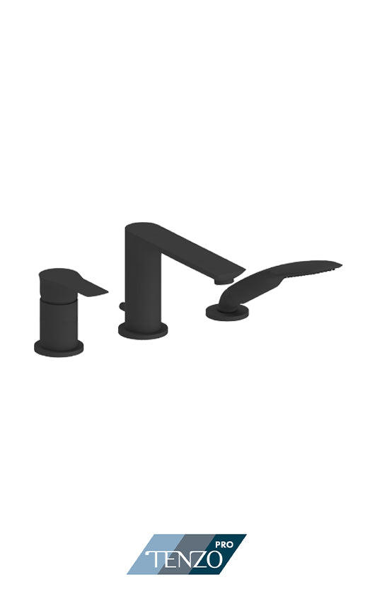 TENZO GA35-PB Deck Mount 3 Pcs Tub Filler Galia