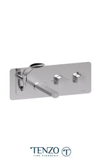TENZO DET73 Wall Mount Tub Faucet With Retractable Hose Delano