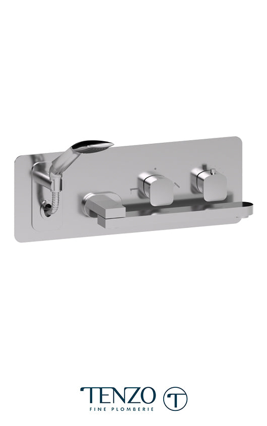 TENZO DET74 Wall Mount Tub Faucet With Swivel Spout Delano