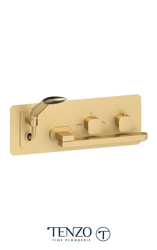 TENZO DET74 Wall Mount Tub Faucet With Swivel Spout Delano