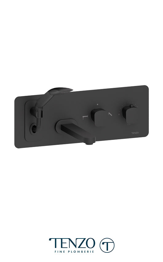 TENZO DET74 Wall Mount Tub Faucet With Swivel Spout Delano