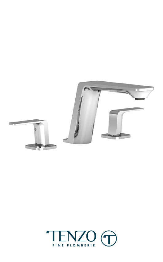TENZO QU13-W Quantum 8In Lavatory Faucet With (W/O Overflow) Drain Main image