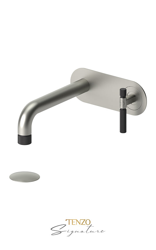 TENZO BE15-F-W Wall Mount Lavatory Faucet With (W/O Overflow) Drain Bellacio-F