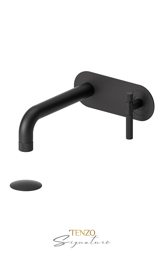 TENZO BE15-F-P Wall Mount Lavatory Faucet With (Overflow) Drain Bellacio-F