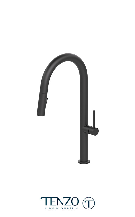 TENZO AM130 Single-Handle Kitchen Faucet Amador With Pull-Down & 2-Function Hand Shower