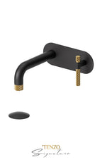 TENZO BE15-C-W Wall Mount Lavatory Faucet With (W/O Overflow) Drain Bellacio-C
