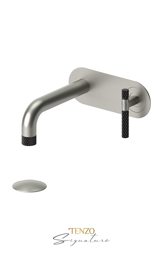 TENZO BE15-C-P Wall Mount Lavatory Faucet With (Overflow) Drain Bellacio-C