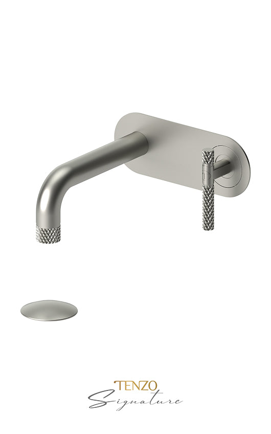 TENZO BE15-C-P Wall Mount Lavatory Faucet With (Overflow) Drain Bellacio-C
