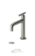 TENZO BE11-F-W Single Hole Lavatory Faucet With (W/O Overflow) Drain Bellacio-F