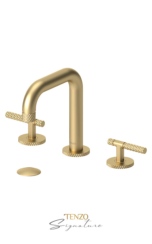 TENZO BE13-C-W 8" Lavatory Faucet With (W/O Overflow) Drain Bellacio-C