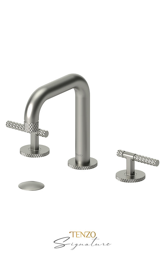TENZO BE13-C-W 8" Lavatory Faucet With (W/O Overflow) Drain Bellacio-C