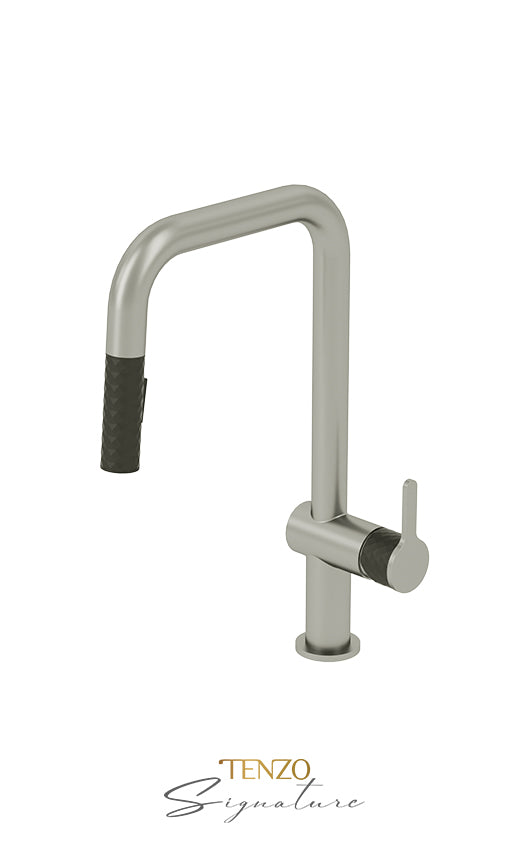 TENZO CA131 Single-Handle Kitchen Faucet Calozy With Pull-Down & 2-Function Hand Shower