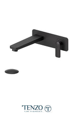 TENZO DE15-P Wall Mount Lavatory Faucet Delano With (Overflow) Drain