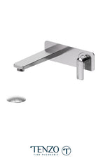 TENZO DE15-P Wall Mount Lavatory Faucet Delano With (Overflow) Drain