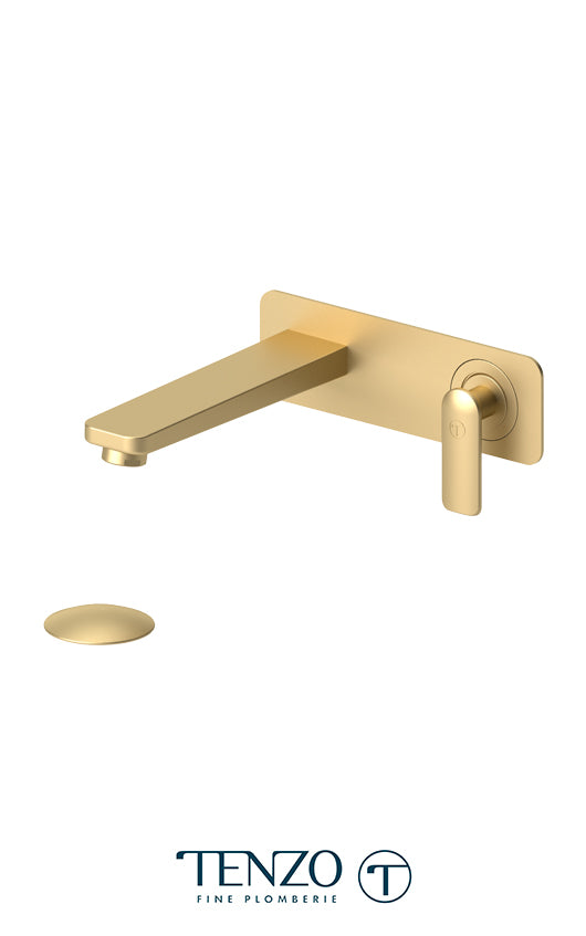 TENZO DE15-W Wall Mount Lavatory Faucet Delano With (W/O Overflow)