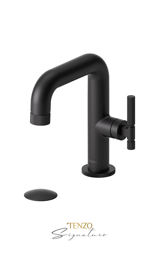 TENZO BE10-F-P Single Hole Lavatory Faucet With (Overflow) Drain Bellacio-F