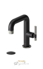 TENZO BE10-F-W Single Hole Lavatory Faucet With (W/O Overflow) Drain Bellacio-F
