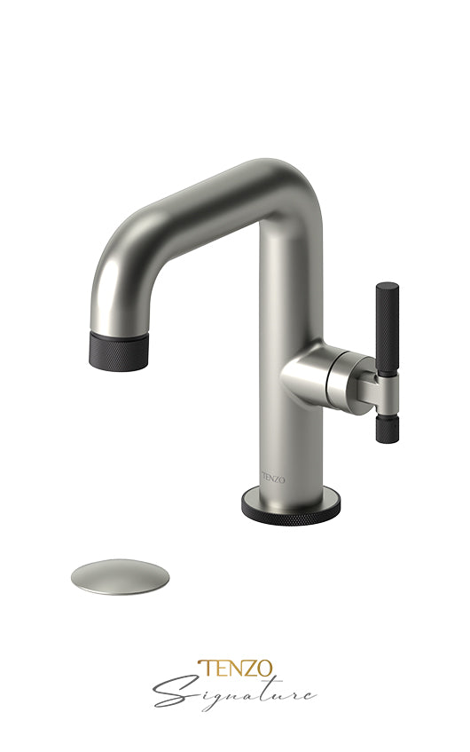 TENZO BE10-F-W Single Hole Lavatory Faucet With (W/O Overflow) Drain Bellacio-F