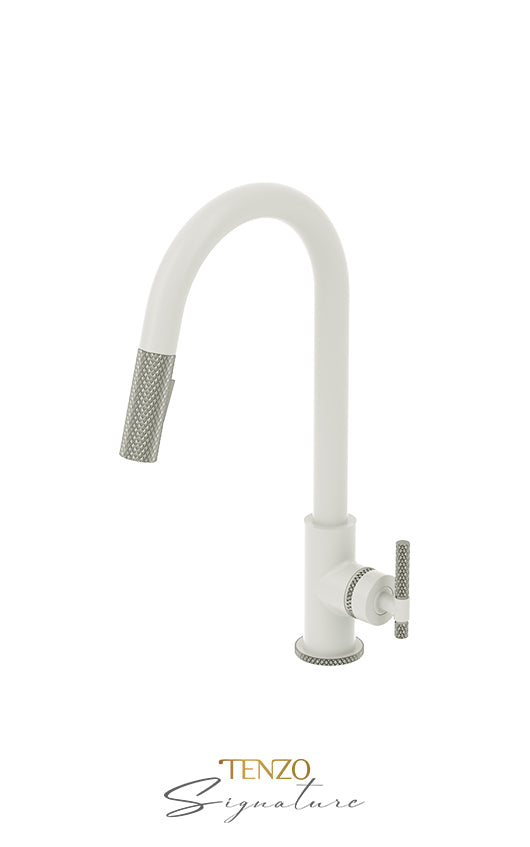 TENZO BE130-C Single-Handle Kitchen Faucet Bellacio With Pull-Down & 2-Function Hand Shower