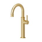 TENZO ALY12-W Alyss Single Hole Tall Lavatory Faucet With (W/O Overflow) Drain
