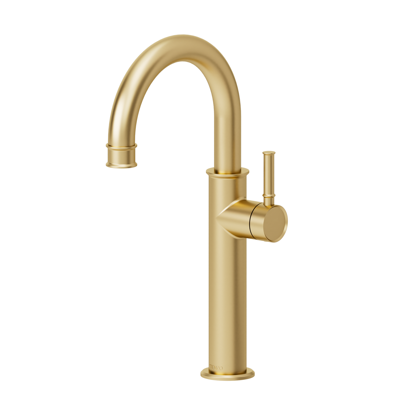 TENZO ALY12-P Alyss Single Hole Tall Lavatory Faucet With (Overflow) Drain