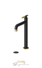 TENZO BE11H-F-W Tall Single Lavatory Faucet With (W/O Overflow) Drain Bellacio-F