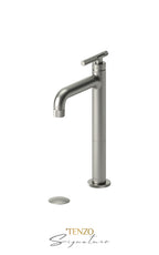 TENZO BE11H-F-W Tall Single Lavatory Faucet With (W/O Overflow) Drain Bellacio-F
