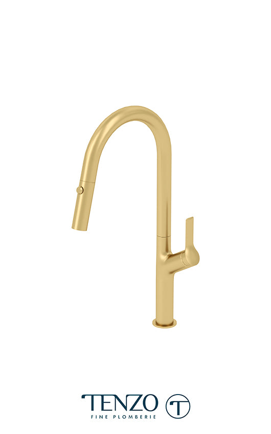 TENZO LO130 Single-Handle Kitchen Faucet Lotus With Pull-Down & 2-Function Hand Shower Secondary image