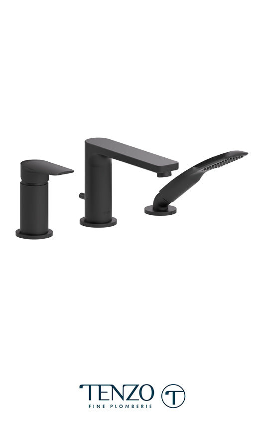 TENZO DE35-PB Deck Mount 3 Pcs Tub Filler Delano