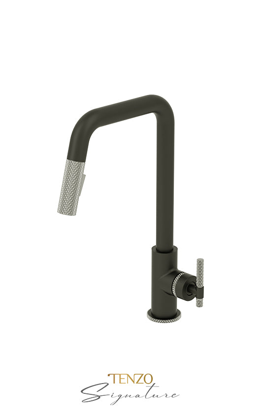 TENZO BE131-C Single-Handle Kitchen Faucet Bellacio With Pull-Down & 2-Function Hand Shower