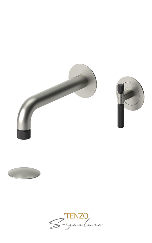 TENZO BE14-F-P Wall Mount Lavatory Faucet With (Overflow) Drain Bellacio-F