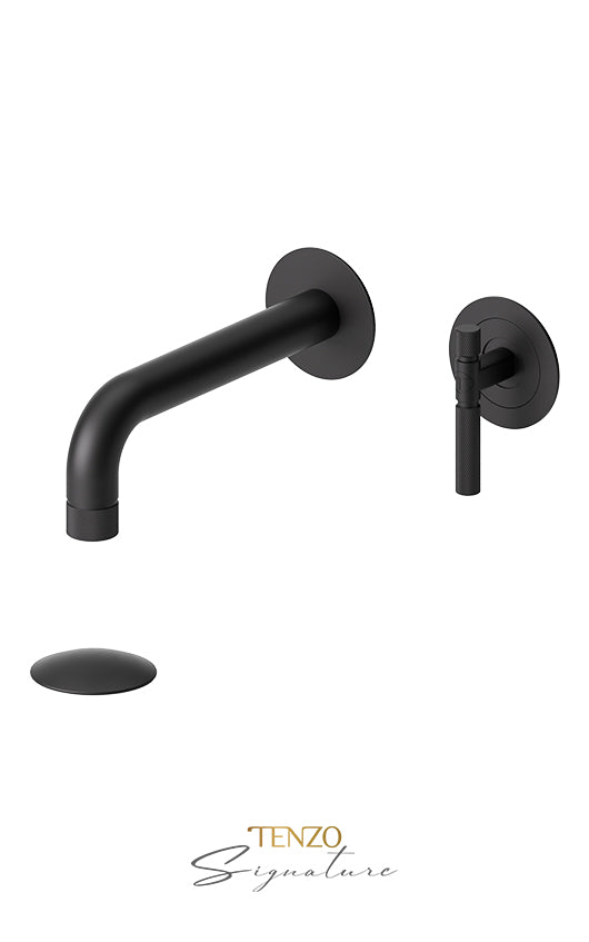 TENZO BE14-F-P Wall Mount Lavatory Faucet With (Overflow) Drain Bellacio-F