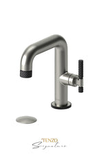TENZO BE10-C-W Single Hole Lavatory Faucet With (W/O Overflow) Drain Bellacio-C
