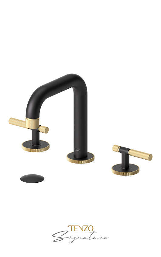 TENZO BE13-F-P 8" Lavatory Faucet With (Overflow) Drain Bellacio-F