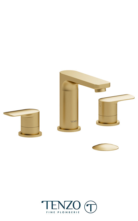 TENZO DE13-W Delano 8In Lavatory Faucet With (W/O Overflow) Drain